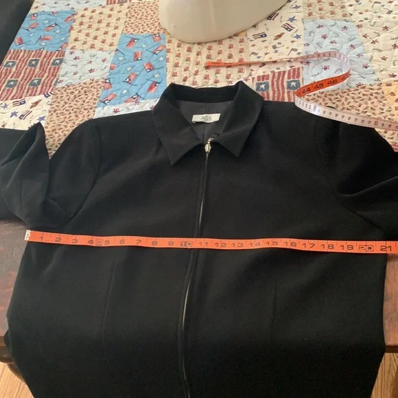 Vintage AGB Byer Ca. Boxy Knit Zip Blazer - Picture 5 of 7